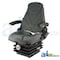 A & I Products Seat, F20 Series, Mechanical Suspension / Arm Rest / Head Rest / Gray Cloth 22.5" x22.5" x21" A-F20M255 - alternate 1